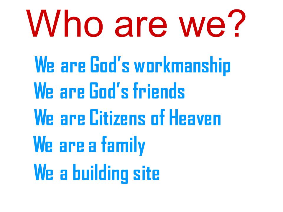 Who are we.