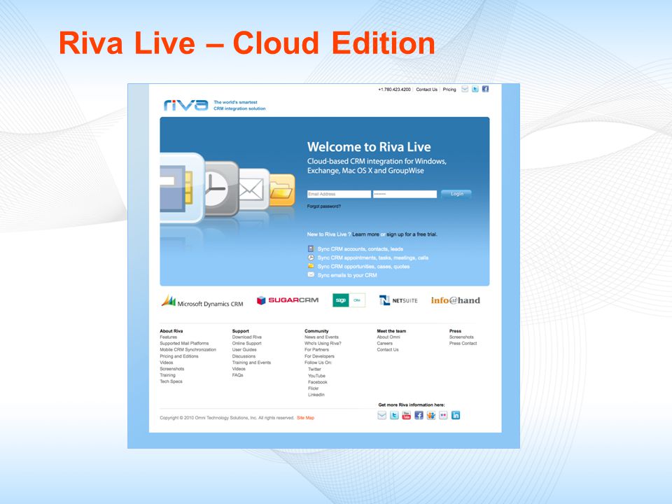 Riva Live – Cloud Edition