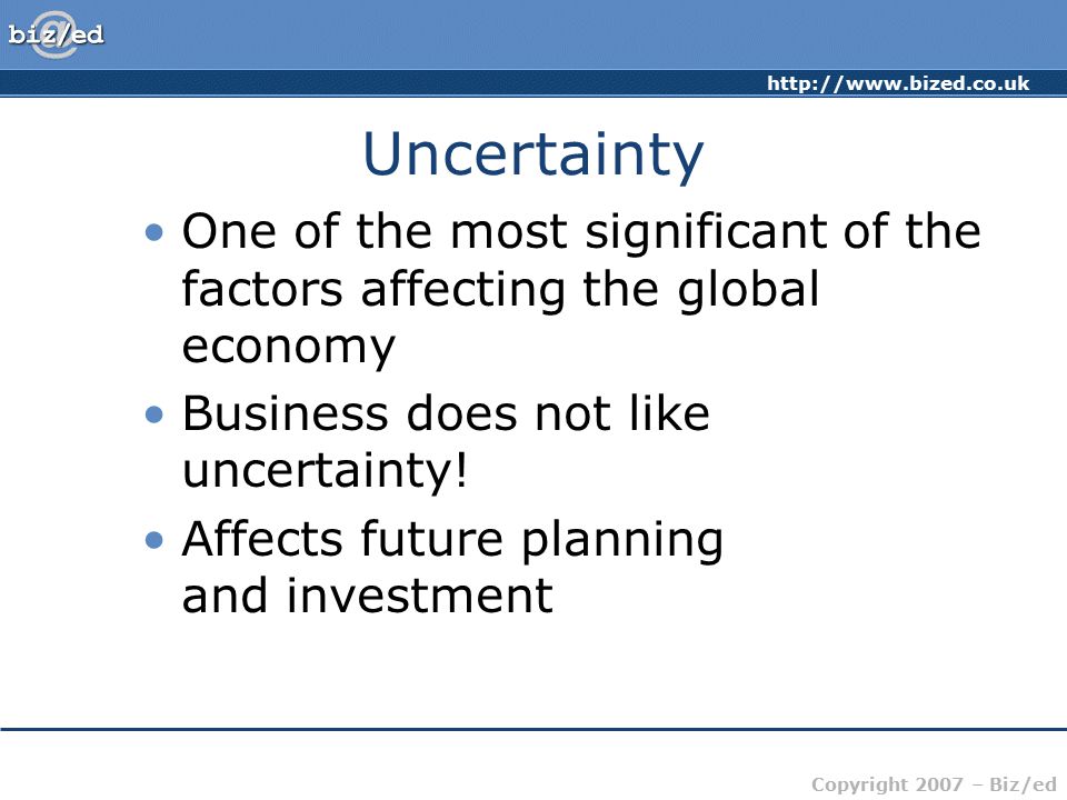 global factors affecting business in uk