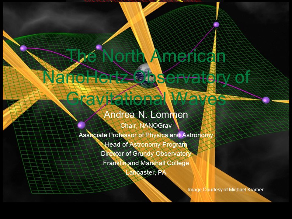 The North American NanoHertz Observatory of Gravitational Waves Andrea N.