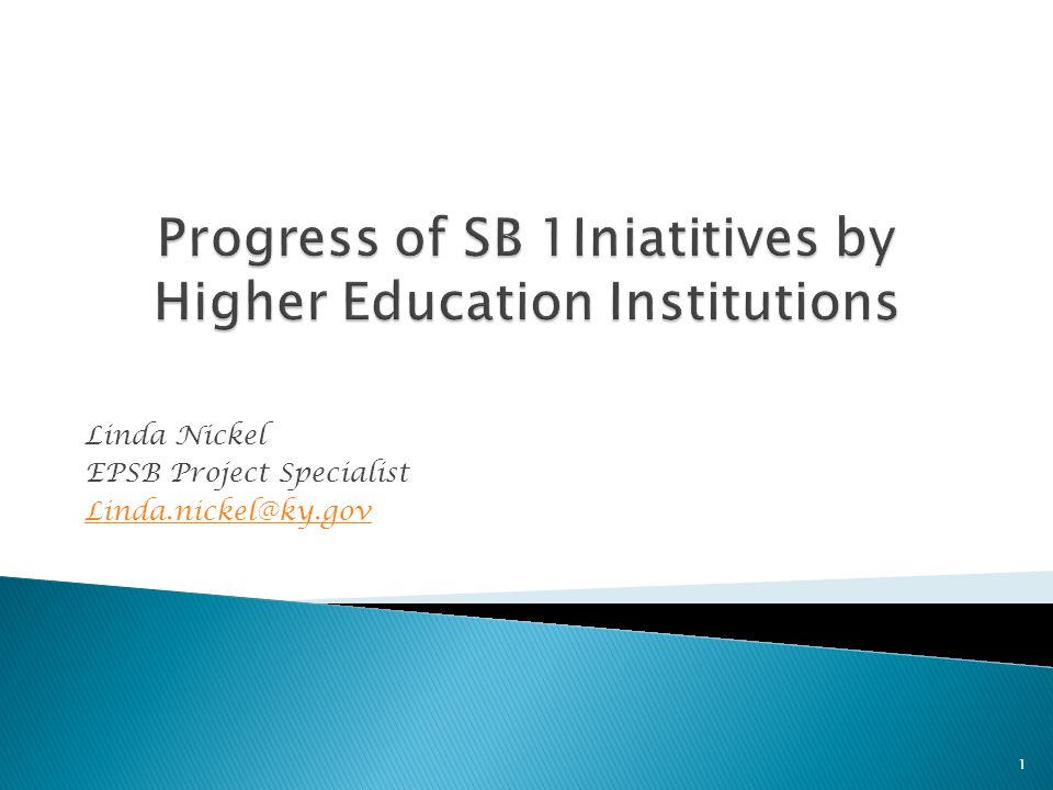 Linda Nickel EPSB Project Specialist 1