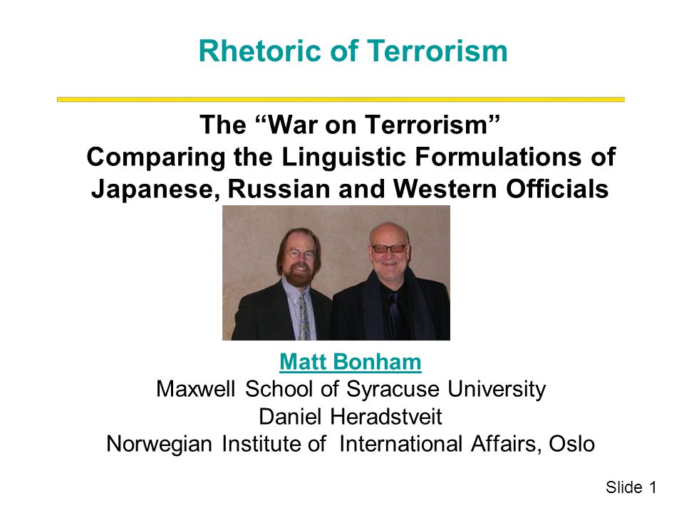linguistic terrorism