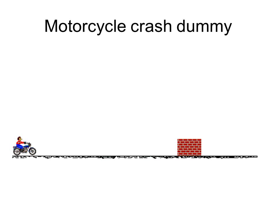 Motorcycle crash dummy