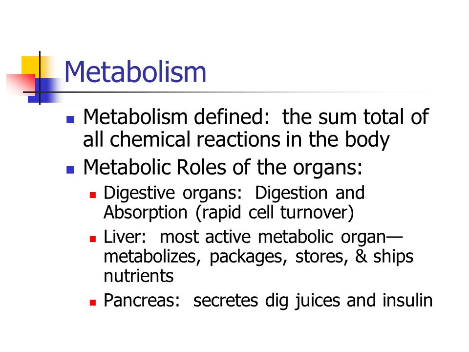 Chapter Six: Metabolism and Energy Balance Define metabolism, anabolism and  catabolism Explaining what is meant by the “protein sparing action” of  carbo. - ppt download