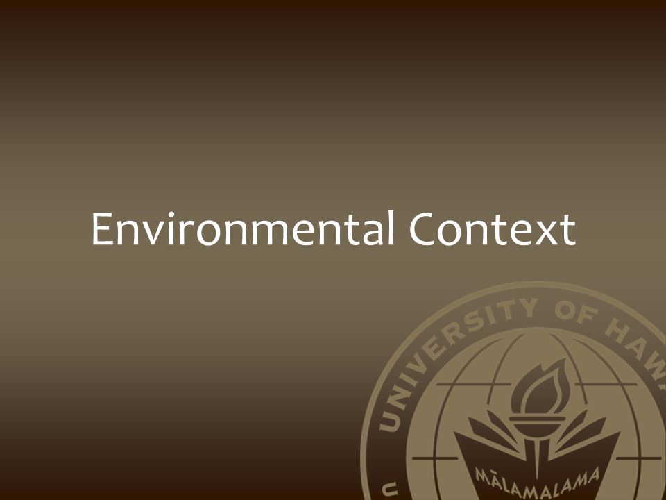 Environmental Context