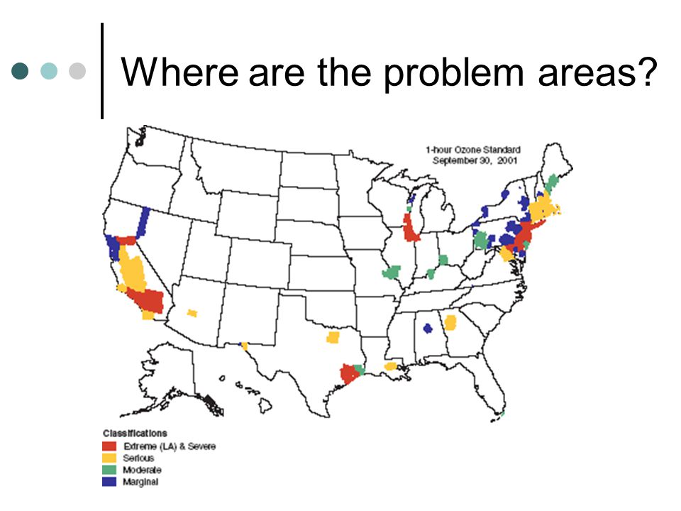 Where are the problem areas