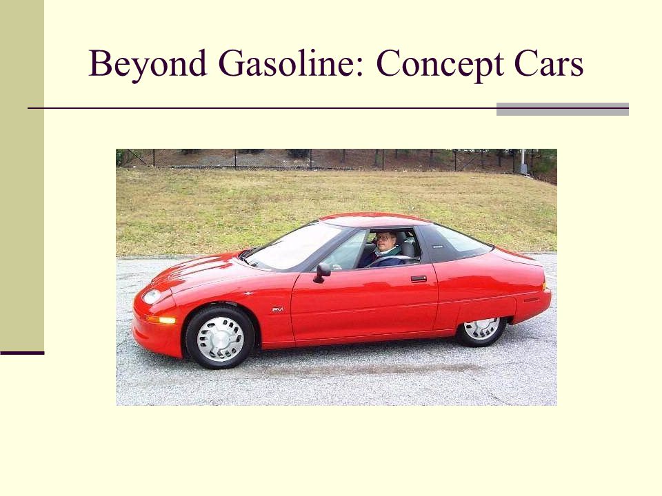 Beyond Gasoline: Concept Cars
