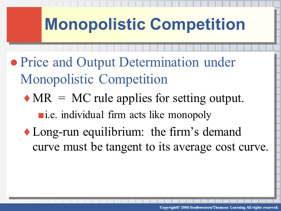 price and output determination under monopoly