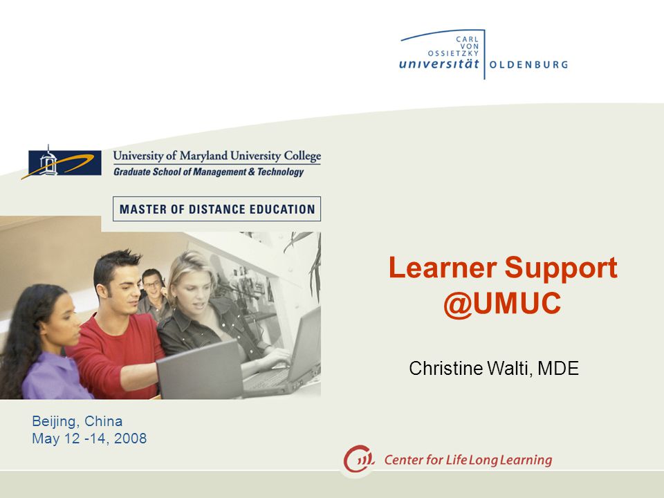 Learner Christine Walti, MDE Beijing, China May , 2008