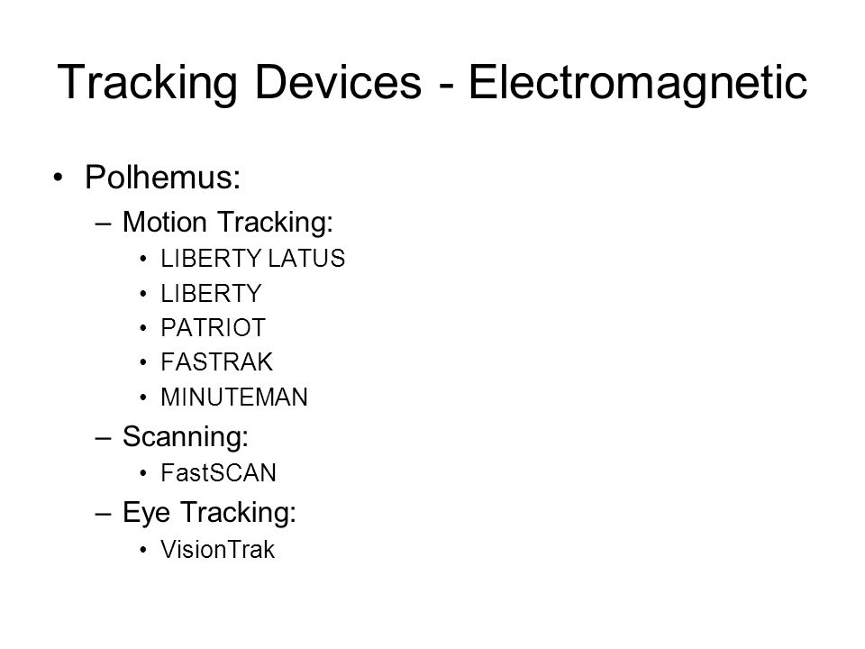 Polhemus Motion Tracking Videos