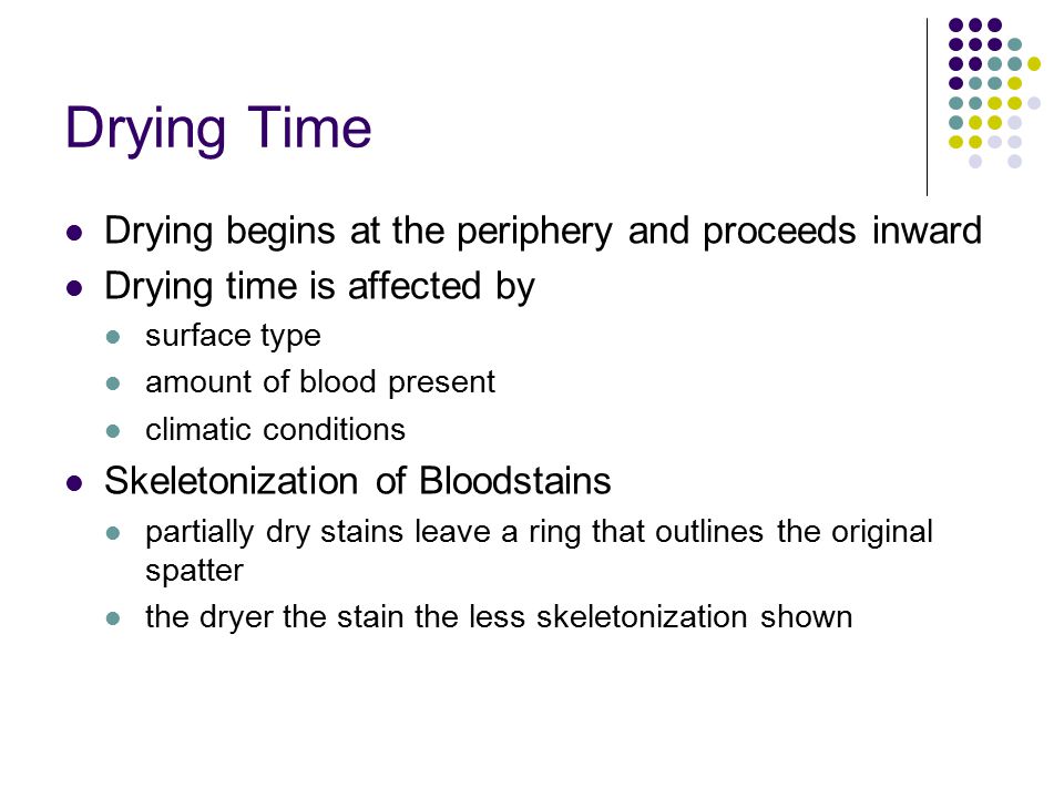 Bloodstain Pattern Analysis The use of physics, math & common sense to  interpret bloodstain patterns within a forensic setting. - ppt download