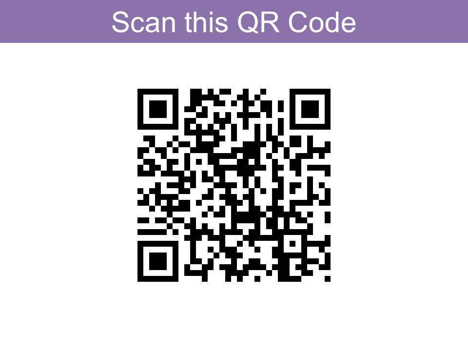 Scan this QR Code
