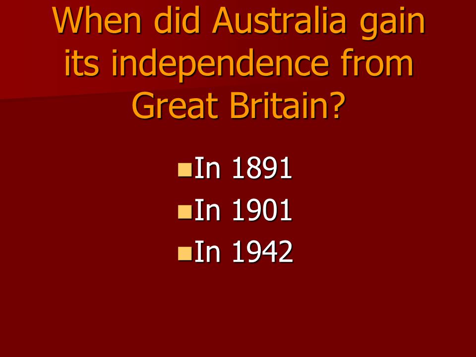 Captain James Cook claimed Australia for the British Empire in 1770… But what use did the English originally put Australia to.