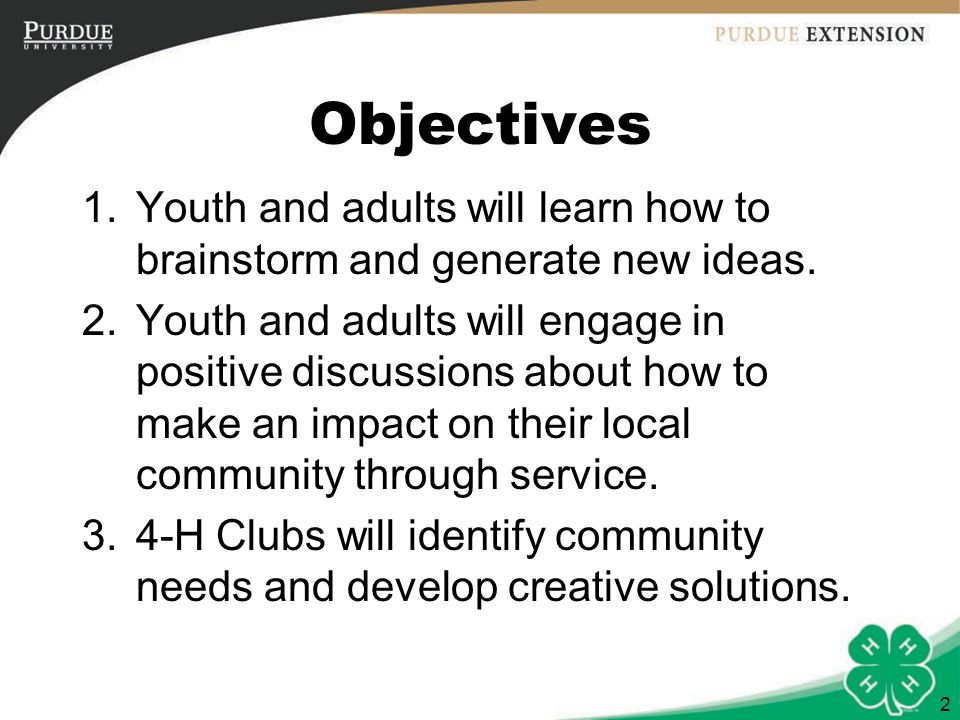 youth presentation ideas