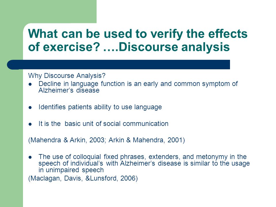 What can be used to verify the effects of exercise.