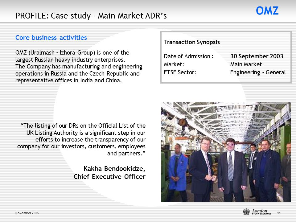 Listing in London November Agenda wThe London markets and Russia wWhy  consider accessing the international capital markets? wWhy London's Main. -  ppt download