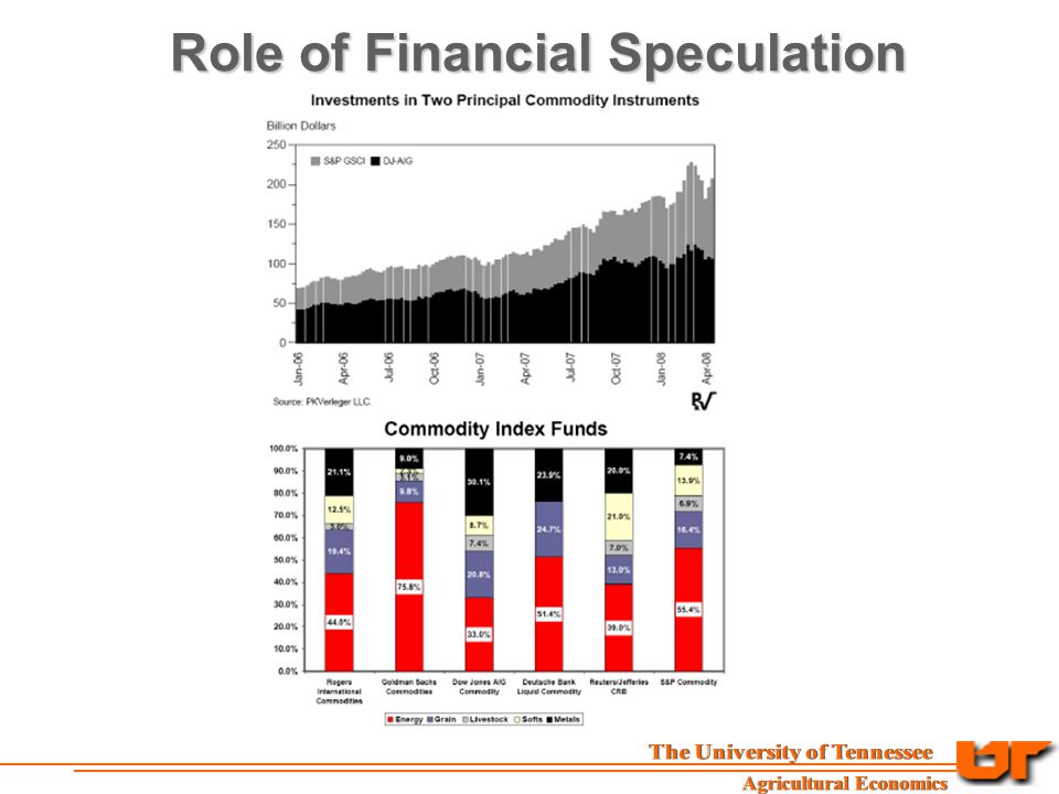 Role of Financial Speculation