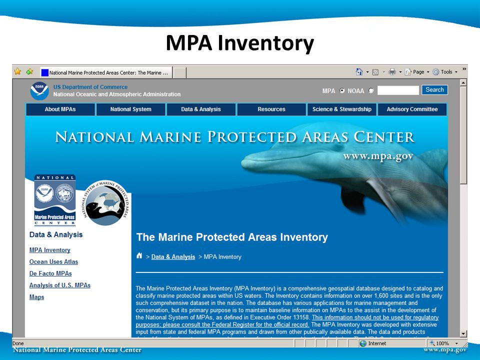 MPA Inventory