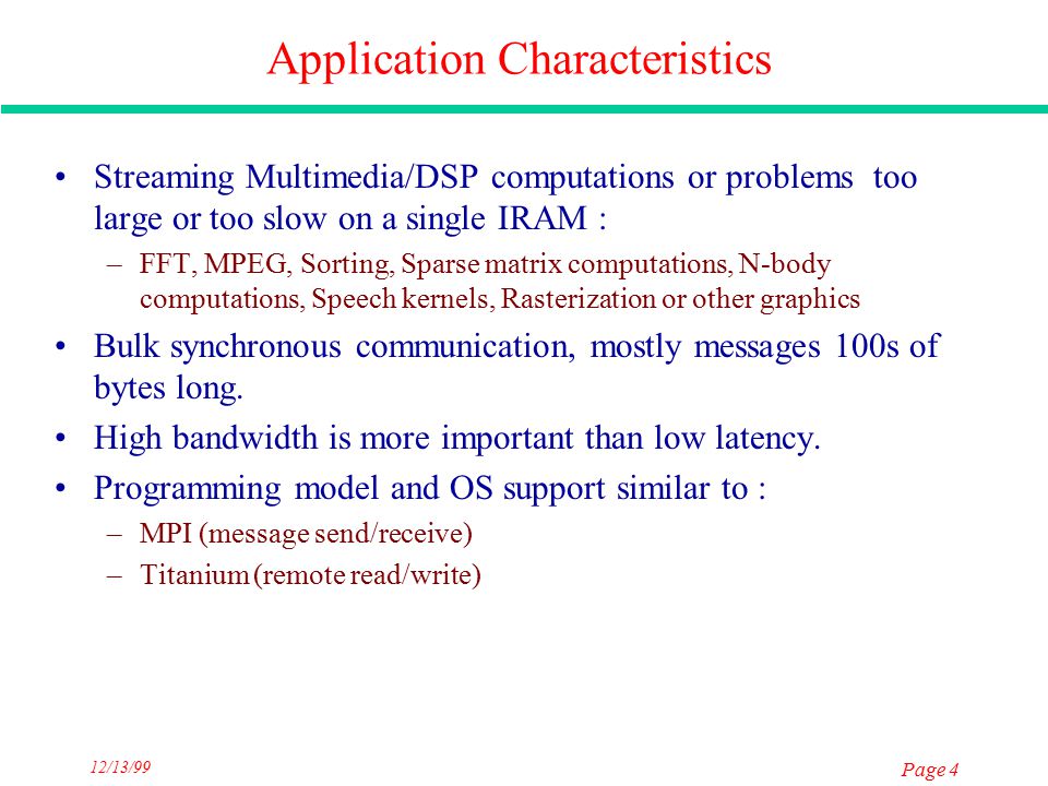 12/13/99 Page 1 IRAM Network Interface Ioannis Mavroidis IRAM retreat  January 12-14, ppt download