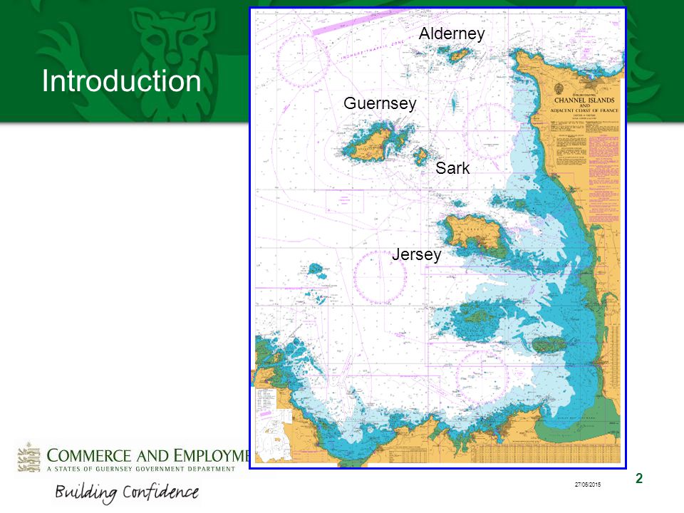 2 27/06/2015 Introduction Alderney Guernsey Jersey Sark