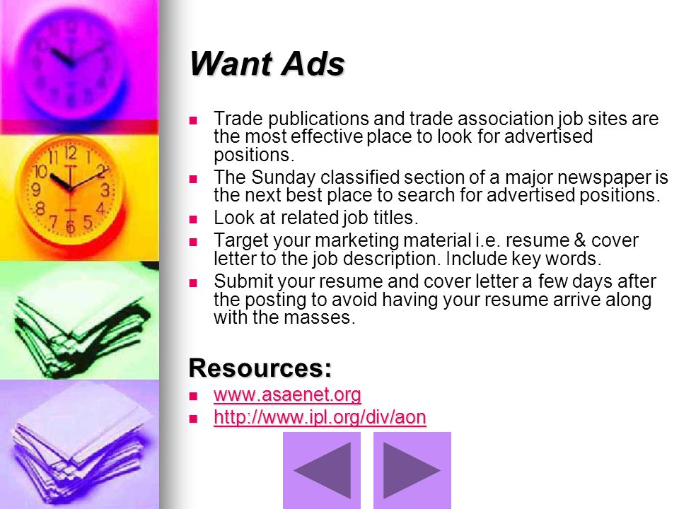 a job search workshop designed by the centenary college career most effective job sites