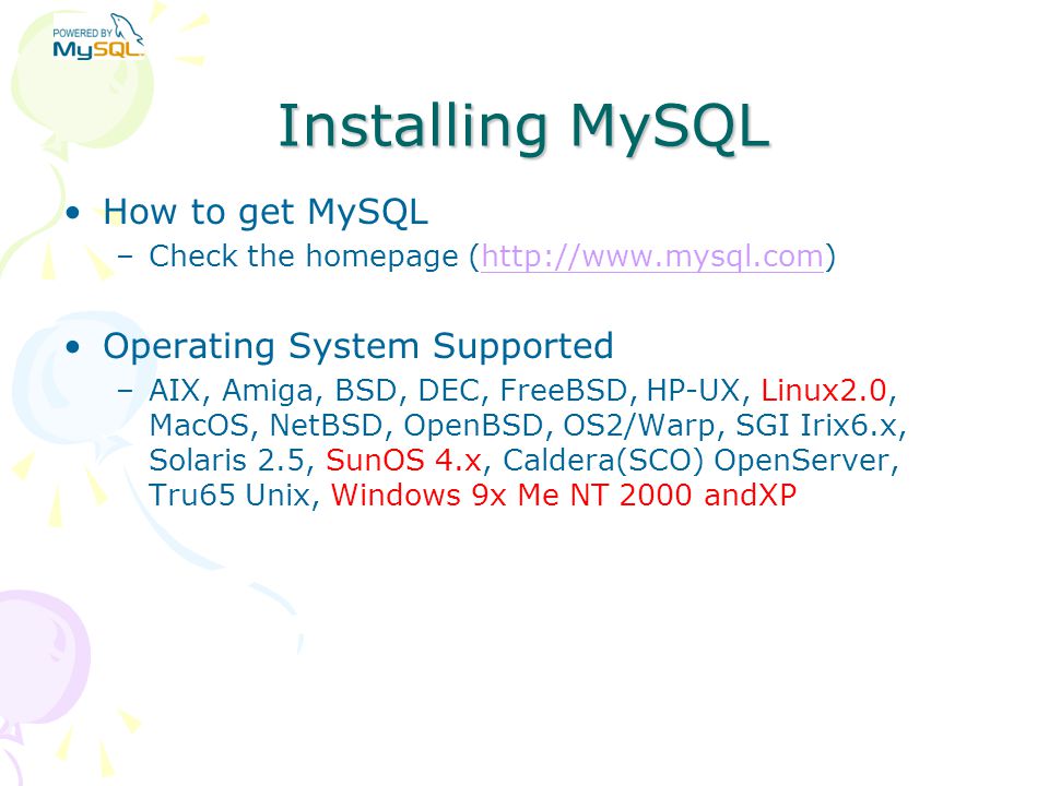 MySQL 井民全製作 General Information The MySQL ™ –delivers a fast, multi ...