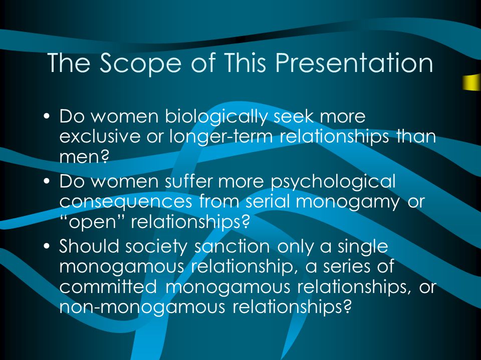 is monogamy vs serial monogamy more common in us