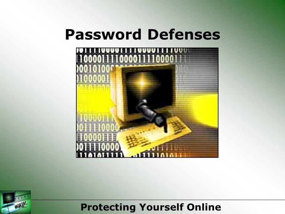 Password Defenses Protecting Yourself Online