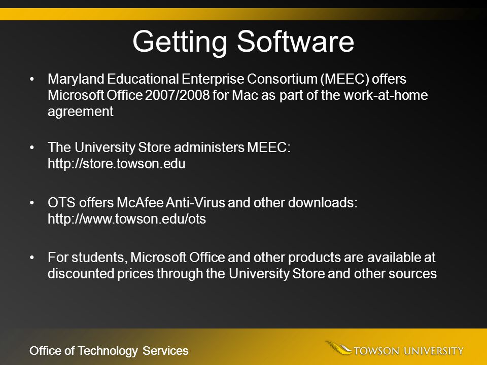 umd microsoft office mac for students