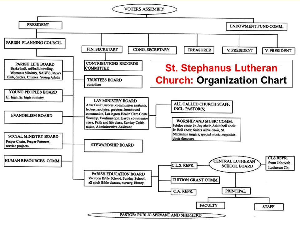 Lutheran Church Hierarchy Chart
