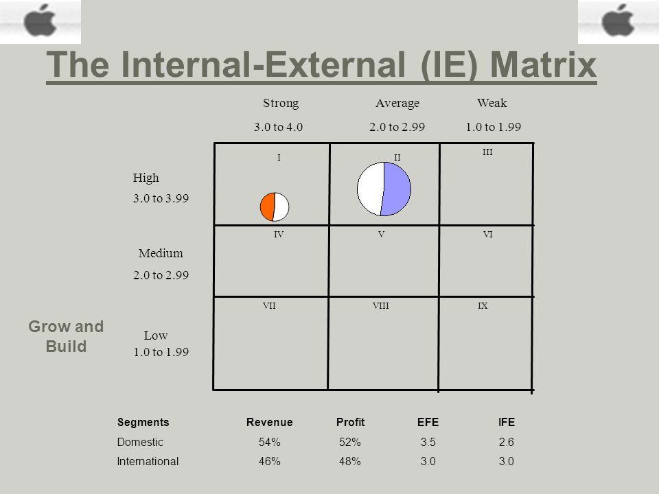 internal and external matrix