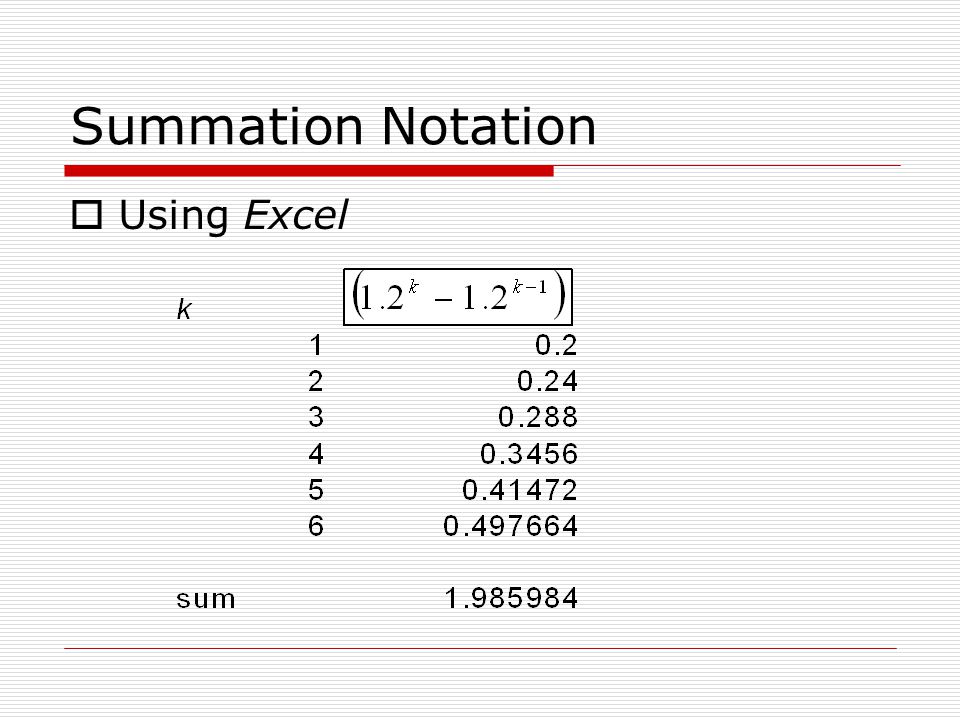 Notation