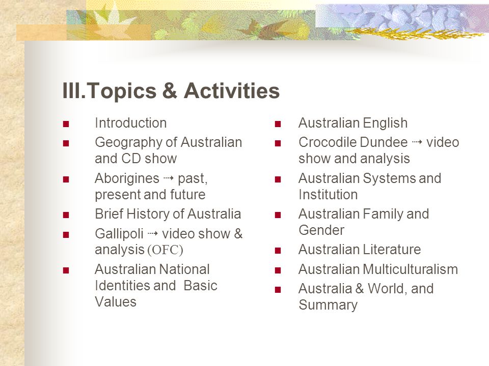 mock Logisk Uplifted Introduction To Australian Culture & Society. I. Objectives To know the  changes of Australian culture and society To understand the contemporary  Australian. - ppt download