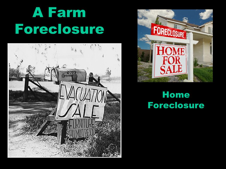 A Farm Foreclosure Home Foreclosure