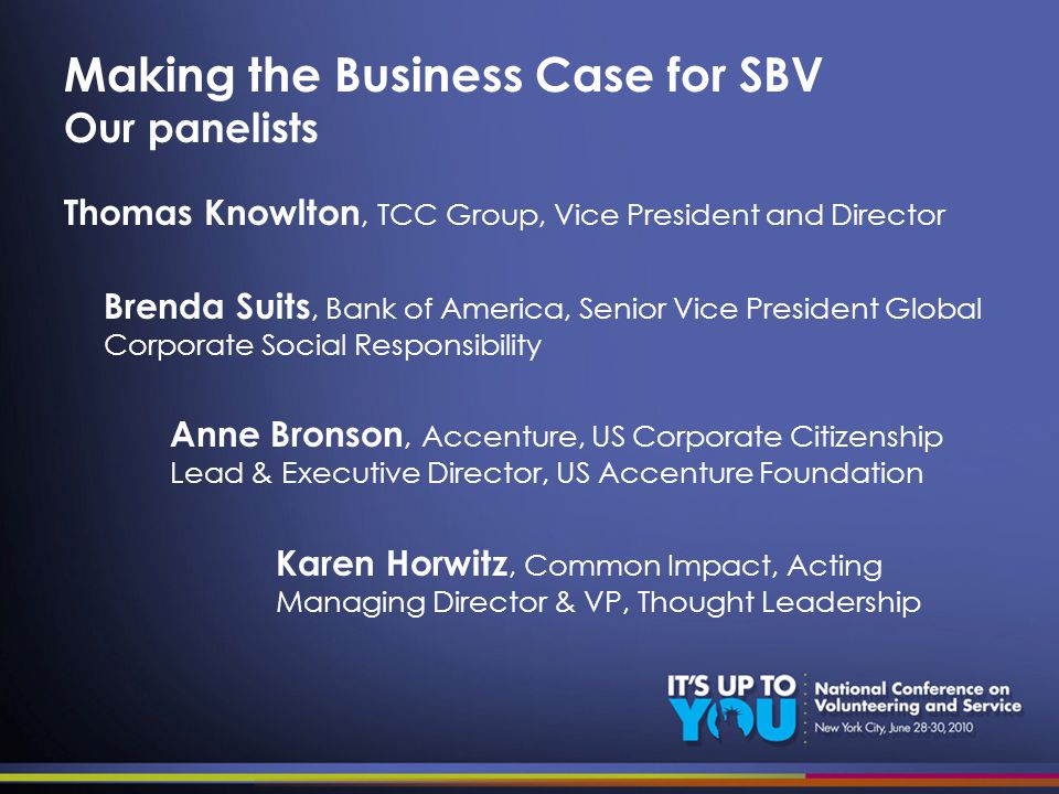 Official Business Track Sponsor Making The Case For Skills 2 Making