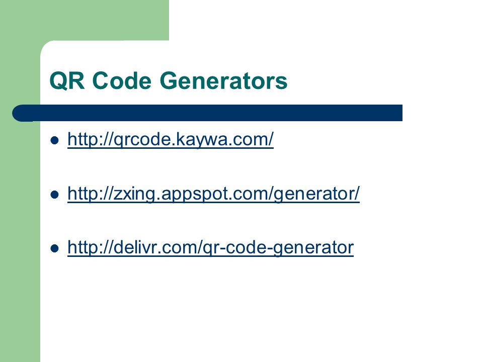 QR Code Generators