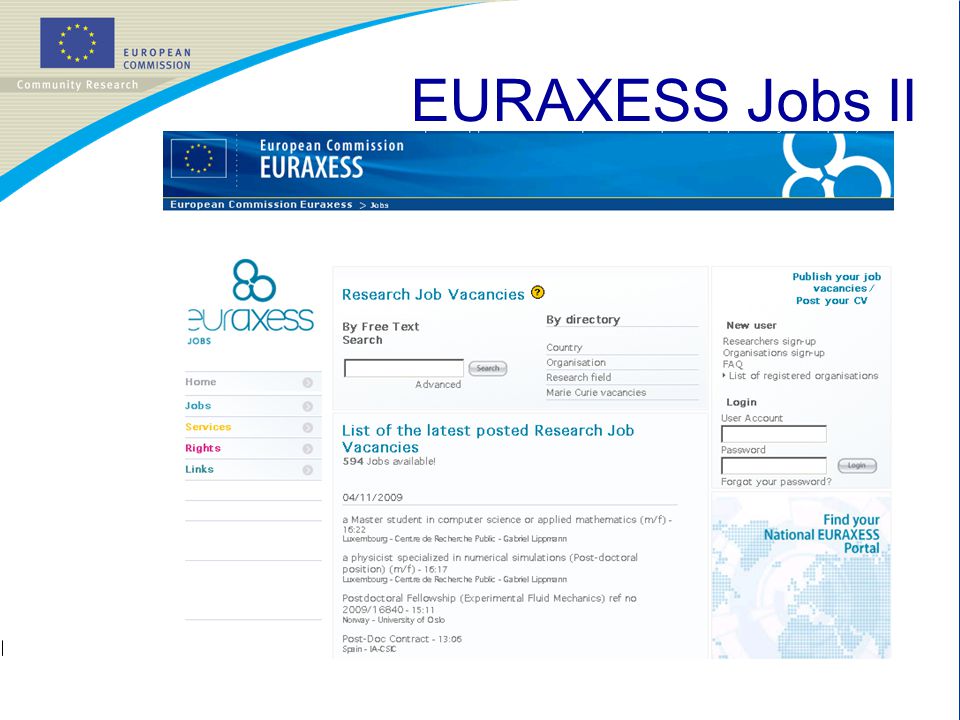 EURAXESS Jobs II