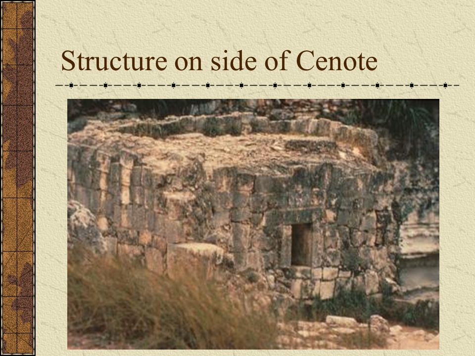 Structure on side of Cenote