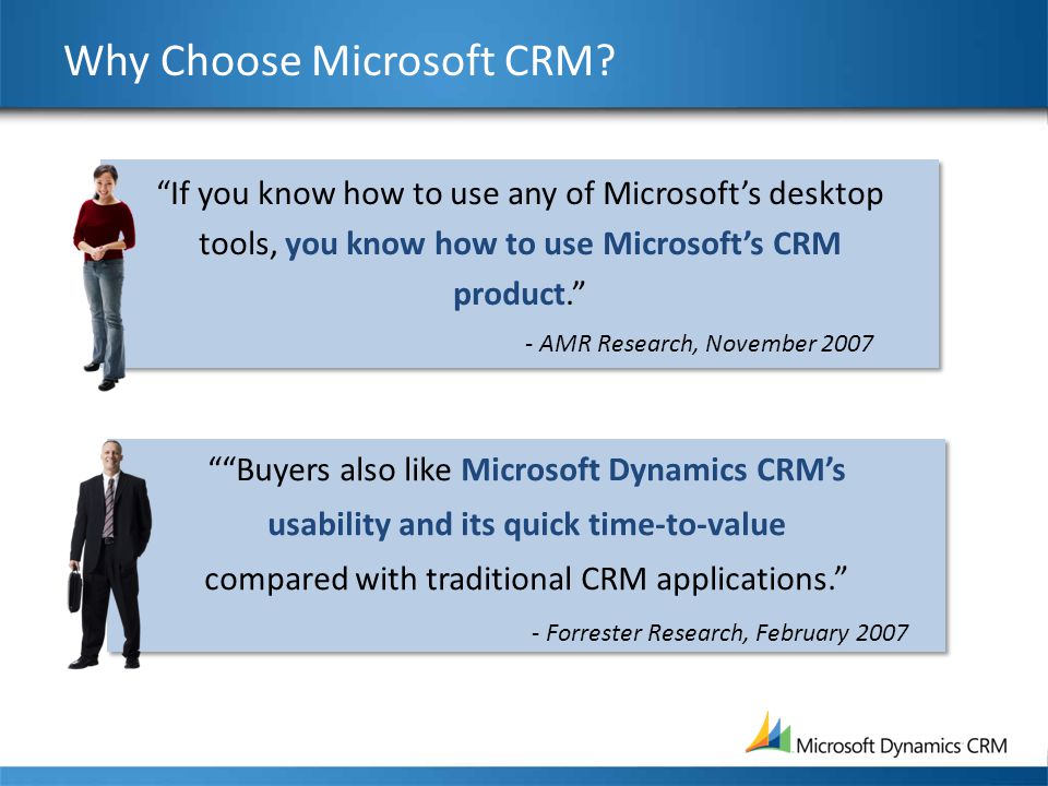 Why Choose Microsoft CRM.
