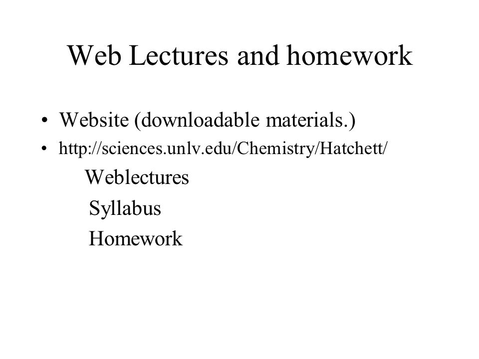 Introduction to Course Course Resources Website