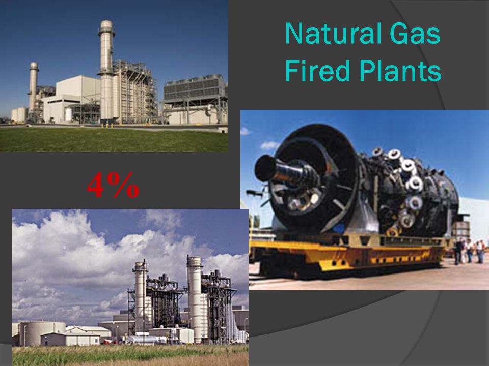 Natural Gas Fired Plants 4%
