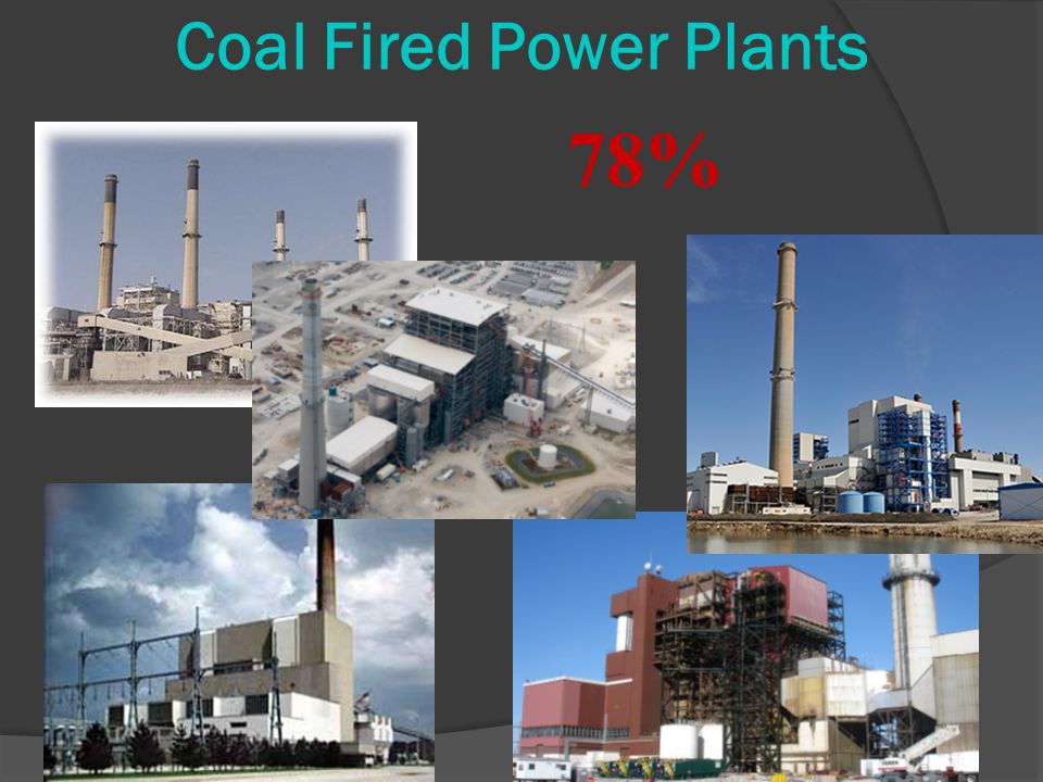 Coal Fired Power Plants 78%