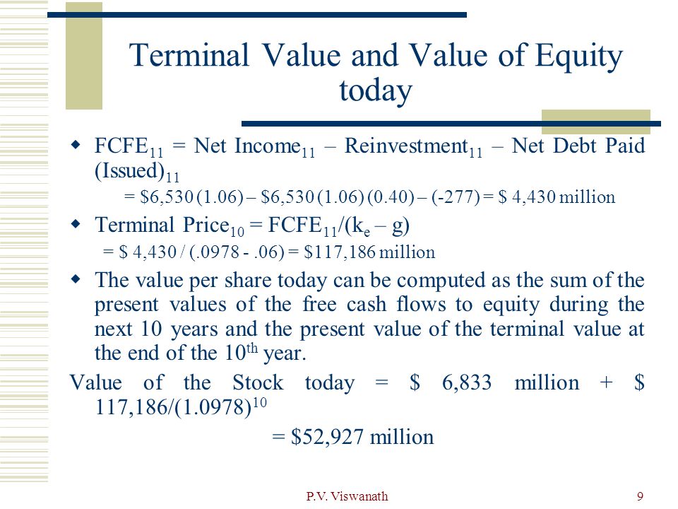 Asset Valuation P.V. Viswanath Class Notes for EDHEC course on Mergers and  Acquisitions. - ppt download