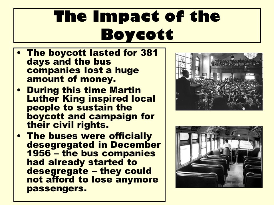 montgomery bus boycott essay