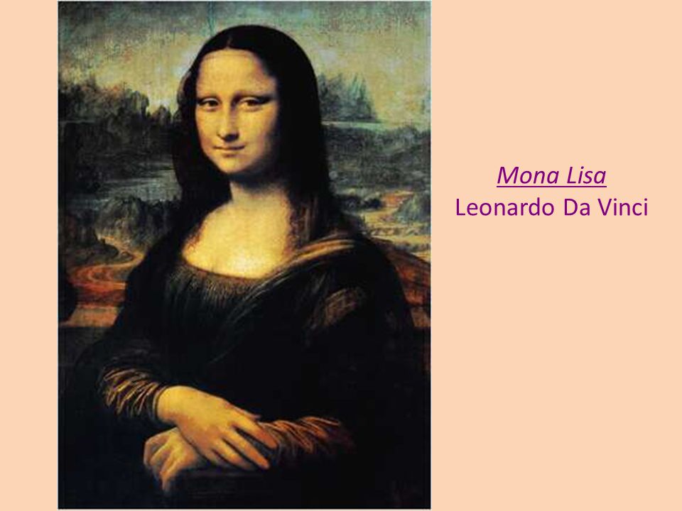Mona Lisa Leonardo Da Vinci