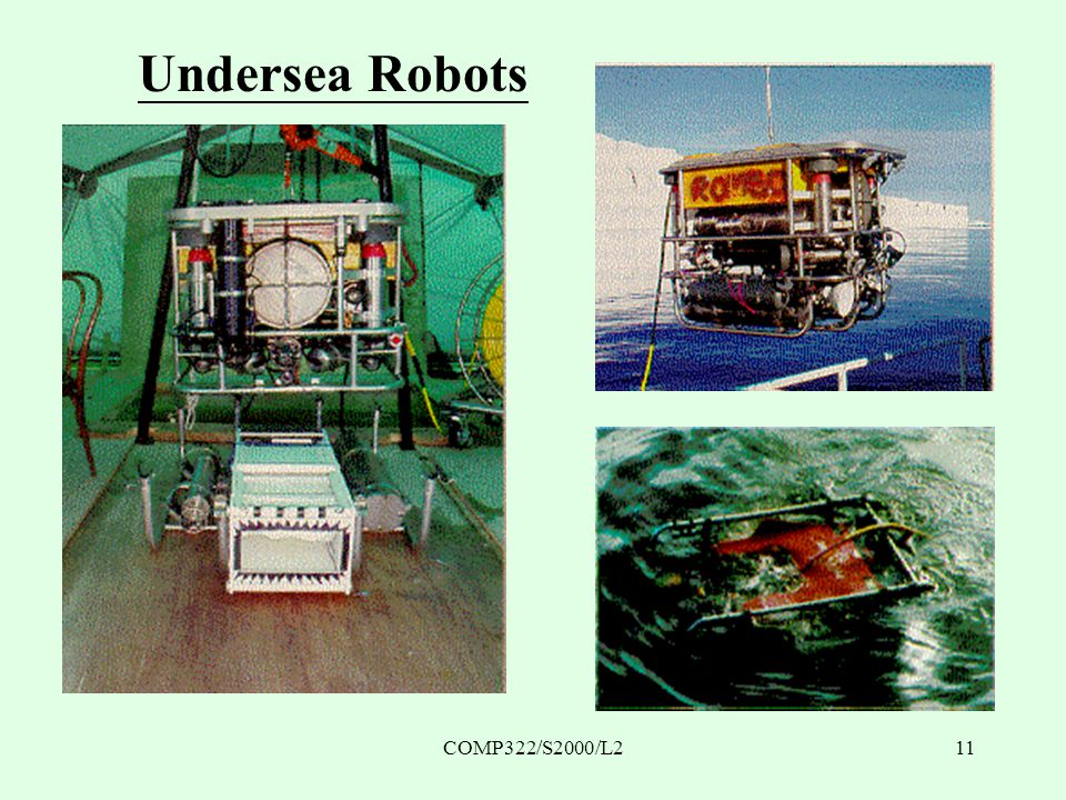 COMP322/S2000/L211 Undersea Robots