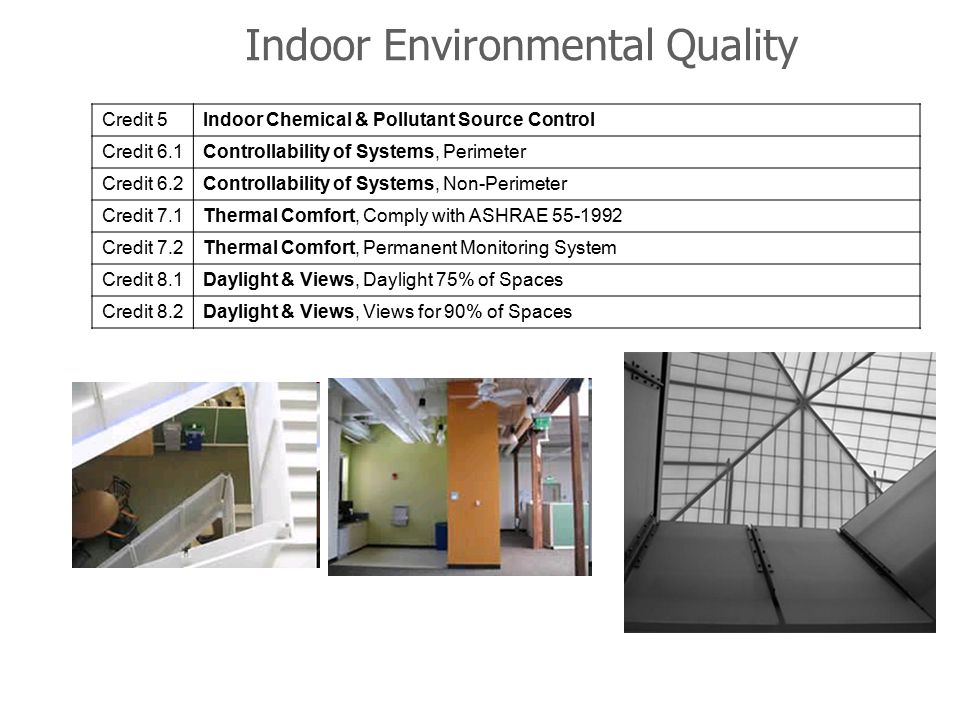 Indoor Environmental Quality Credit 5Indoor Chemical & Pollutant Source Control Credit 6.1Controllability of Systems, Perimeter Credit 6.2Controllability of Systems, Non-Perimeter Credit 7.1Thermal Comfort, Comply with ASHRAE Credit 7.2Thermal Comfort, Permanent Monitoring System Credit 8.1Daylight & Views, Daylight 75% of Spaces Credit 8.2Daylight & Views, Views for 90% of Spaces 46 Blackstone, LEED Platinum