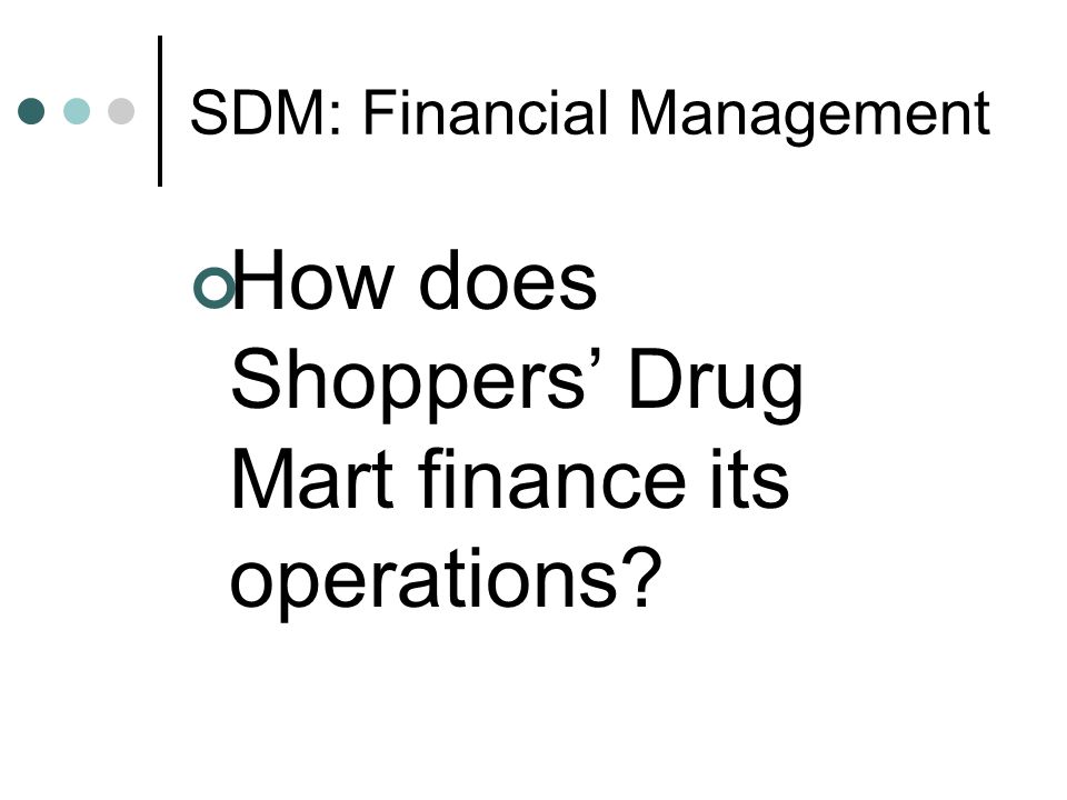 SDM: Financial Management