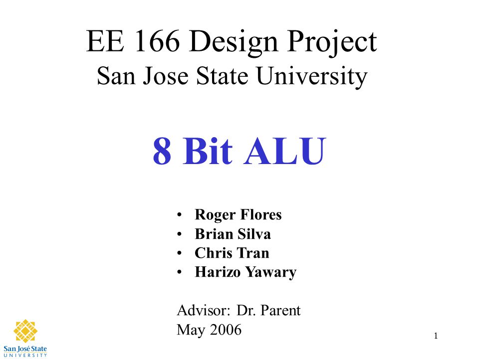 1 8 bit alu