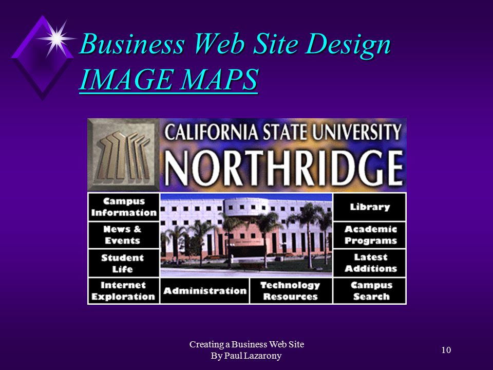Creating a Business Web Site By Paul Lazarony 9 Business Web Site Design GRAPHICS u How many graphics should you include.